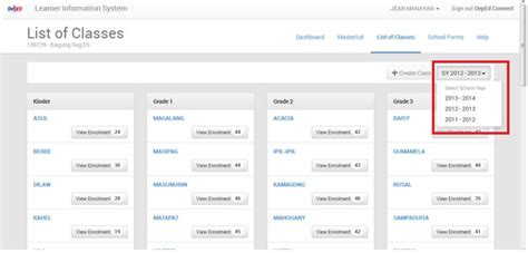 learners information system log in.